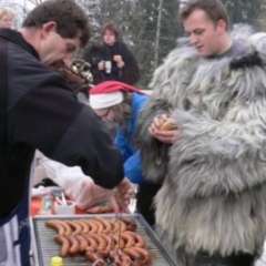 Schneeschreck-TÜV: Danach gab es auch etwas zu Essen und Trinken.