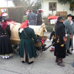 Hegau-Bodensee-Umzug in Hilzingen: Der Räuber beim Umzug.