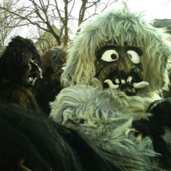 Hegau-Bodensee-Umzug in Hilzingen: Der Schneeschreck beim Umzug.