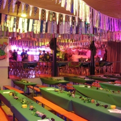 15 Jahre Schneeschreck: Der dekorierte Saal im St. Gallus.