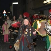 Narrenbaumstellen auf dem Gottmannplatz: Darauf folgte der Räuber.