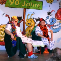 11.11. in der Linde: Hermine und Ilse vom Königsbau. Es spielten Robert Welti und Hubert Weber.