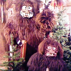 Der Schneeschreck im Fasnachtsmuseum im Rheintorturm wurde neu aufgestellt.