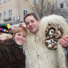 Schmutziger Donnerstag: Der Schneeschreck, einmal ohne Maske.