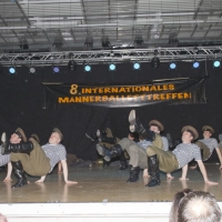 Männerballett-Treffen vom Schneeschreck: Das Männerballett der Schneckenburg.
