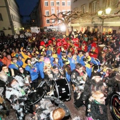 Die Clowngruppe beim Monsterkonzert der Froschenzunft in Radolfzell.