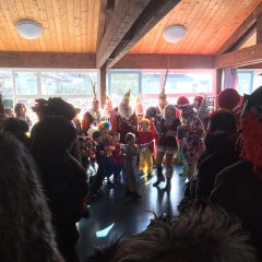 Schmutziger Donnerstag: Die Kinder waren wieder begeistert von der Musik.