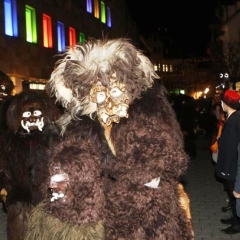 Der Butzenlauf wie gewohnt mit dem Schneeschreck.