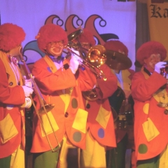 Die Clowngruppe beim Kaffeekränzle im St. Gallus.