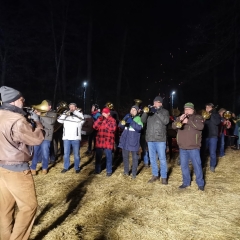 Erwachen des Schneeschrecks: Zum Abschluß spielte die Clowngruppe unter der Leitung von Gerd Zachenbacher.