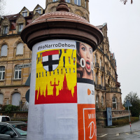 #HoNarroDehom: Die ganze Stadt war im gleichen Motto dekoriert.