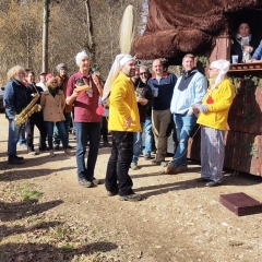 Narrenbaumholen in Hegne: Treffen mit den Schlafkappen.