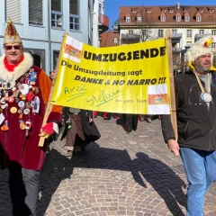 Umzug in Konstanz: Das Umzugsende kam zu Schluss.