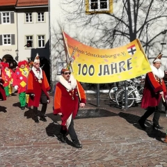 Umzug in Konstanz: Start der großen Schneckenburggruppe.