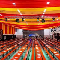 Ballett-Treffen Schneckenbürgler Schneeschreck: Die Halle vor der Öffnung des Saals.