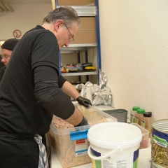Ballett-Treffen Schneckenbürgler Schneeschreck: In der Küche wurde bereits lange gearbeitet.