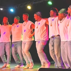 Bunter Abend der Schneckenburg. Es tanzten mit: Fabian Hoch, Jonas Stadelhofer, Manuel Spießer, Marko Cicak, Maurizio Backmaier, Michael Schaaf, Patrick Bailer, Paul Schimanski, Sascha Nendel und Simon Stirner.