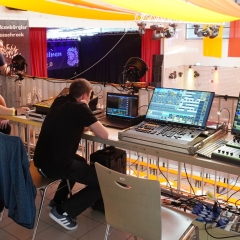 Ballett-Treffen Schneeschreck: Die Technik war auch schon bereit.