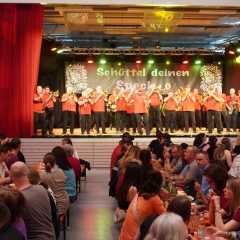Ballett-Treffen Schneeschreck: Die Clowngruppe der Schneckenburg eröffnete den Abend.