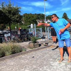 Bouleturnier der Schneckenburg: Ein heißer Kampf bei 35 Grad.