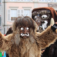 Umzug Konstanz: Der Schneeschreck beim Umzug.