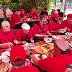 Vatertag der Clowngruppe: Danach gab es Ripple für alle.